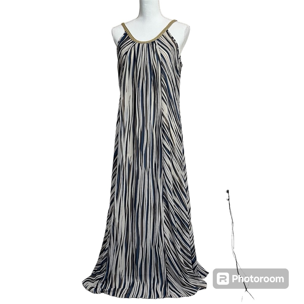 Charming Charlie Stripe Sleeveless Maxi Dress